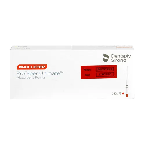 DENTSPLY PAPERPOINTS VOOR PROTAPER ULTIMATE F2 ROOD (180st)