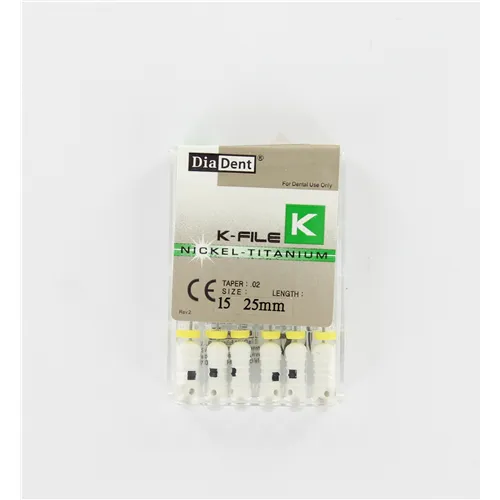DIADENT NiTi K-FILES .02 25mm NR.15 WIT (6st)