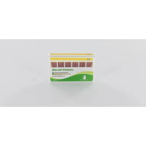 SUREDENT BIOCERAMIC IMPREGNATED GUTTA PERCHA POINTS VOOR PROTAPER F1 (Slide box, 60st)