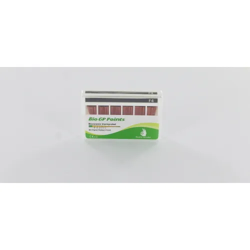 SUREDENT BIOCERAMIC IMPREGNATED GUTTA PERCHA POINTS VOOR PROTAPER F4 (Slide box, 60st)