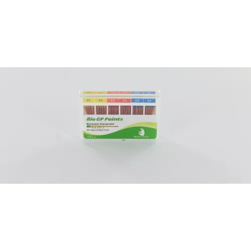 SUREDENT BIOCERAMIC IMPREGNATED GUTTA PERCHA POINTS VOOR PROTAPER F1-F3 (Slide box, 60st)