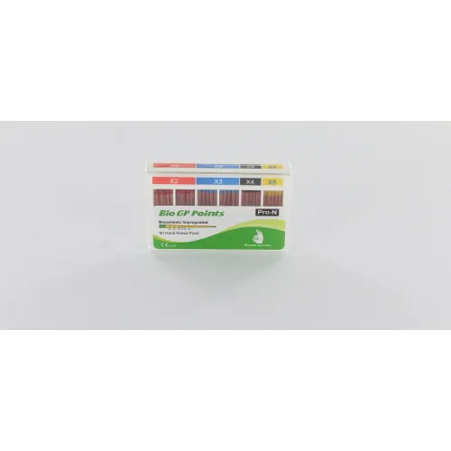 SUREDENT BIOCERAMIC IMPREGNATED GUTTA PERCHA POINTS VOOR PROTAPER NEXT X2-X5 (60st)