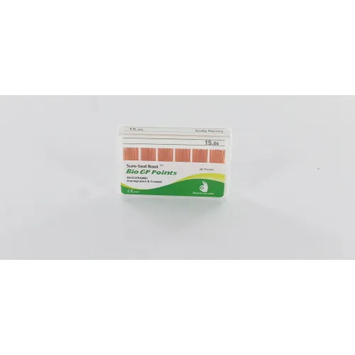 SUREDENT BIOCERAMIC IMPREGNATED & COATED GUTTA PERCHA POINTS 15.04 (Slide box, 60st)