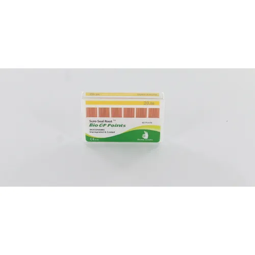 SUREDENT BIOCERAMIC IMPREGNATED & COATED GUTTA PERCHA POINTS 20.04 (Slide box, 60st)