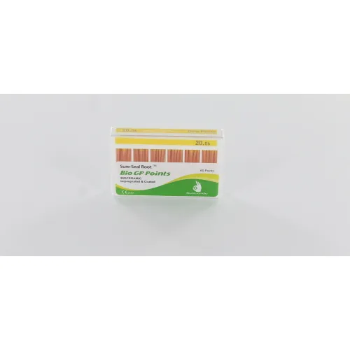 SUREDENT BIOCERAMIC IMPREGNATED & COATED GUTTA PERCHA POINTS 20.06 (Slide box, 60st)