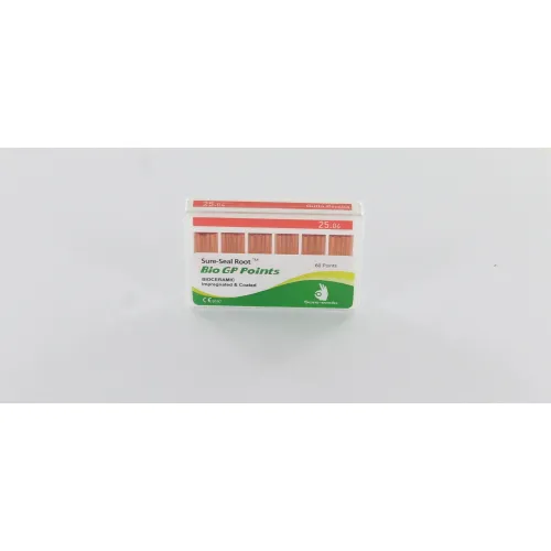 SUREDENT BIOCERAMIC IMPREGNATED & COATED GUTTA PERCHA POINTS 25.04 (Slide box, 60st)
