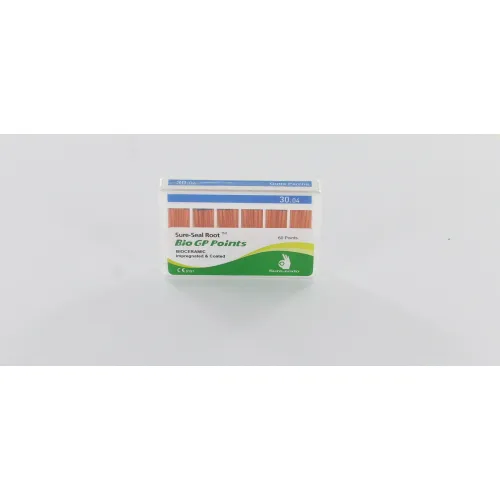 SUREDENT BIOCERAMIC IMPREGNATED & COATED GUTTA PERCHA POINTS 30.04 (Slide box, 60st)