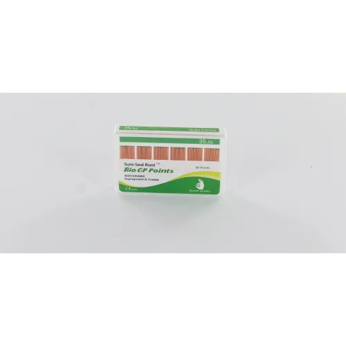 SUREDENT BIOCERAMIC IMPREGNATED & COATED GUTTA PERCHA POINTS 35.04 (Slide box, 60st)