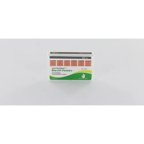 SUREDENT BIOCERAMIC IMPREGNATED & COATED GUTTA PERCHA POINTS 40.04 (Slide box, 60st)