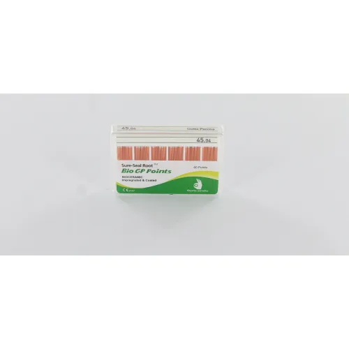 SUREDENT BIOCERAMIC IMPREGNATED & COATED GUTTA PERCHA POINTS 45.04 (Slide box, 60st)
