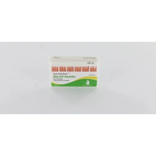 SUREDENT BIOCERAMIC IMPREGNATED & COATED GUTTA PERCHA POINTS 45.06 (Slide box, 60st)