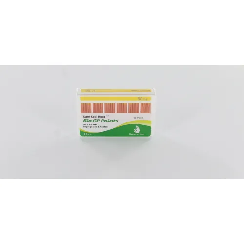 SUREDENT BIOCERAMIC IMPREGNATED & COATED GUTTA PERCHA POINTS 50.04 (Slide box, 60st)