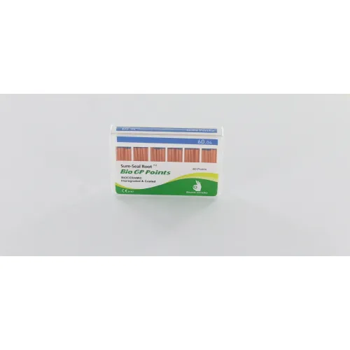 SUREDENT BIOCERAMIC IMPREGNATED & COATED GUTTA PERCHA POINTS 60.04 (Slide box, 60st)