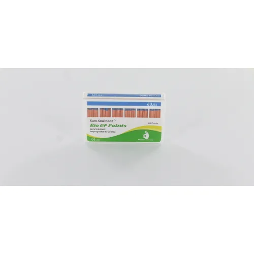 SUREDENT BIOCERAMIC IMPREGNATED & COATED GUTTA PERCHA POINTS 60.06 (Slide box, 60st)