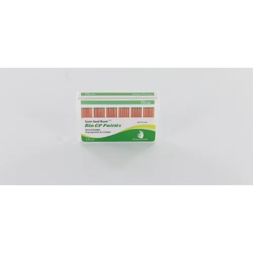SUREDENT BIOCERAMIC IMPREGNATED & COATED GUTTA PERCHA POINTS 70.04 (Slide box, 60st)