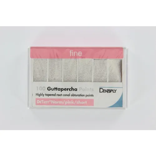 DETREY GUTTA PERCHA POINTS PINK SHORT FINE (100st)