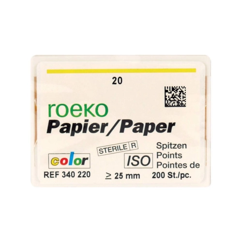 ROEKO PAPERPOINTS ISO-COLOR NR.20 GEEL (200st)