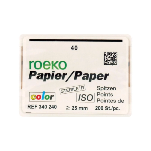 ROEKO PAPERPOINTS ISO-COLOR NR.40 ZWART (200st)