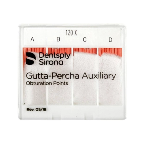 MAILLEFER GUTTA PERCHA HULPSTIFTEN (AUXILIARY POINTS) ASSORTED A-D 120st
