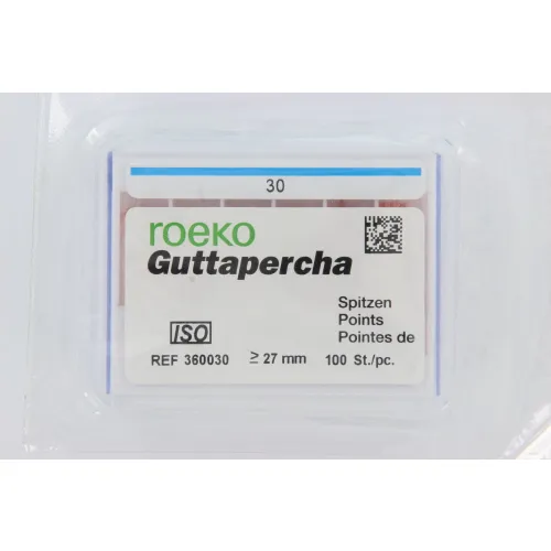 ROEKO GUTTA PERCHA POINTS PINK NR.30 (100st)