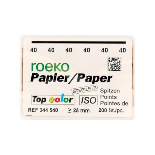 ROEKO PAPERPOINTS TOP-COLOR NR.40 ZWART (200st)