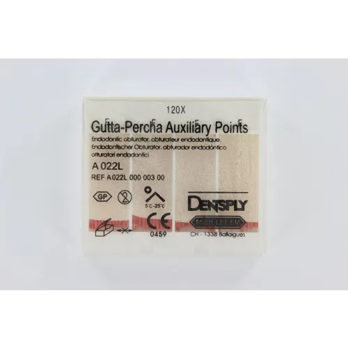 MAILLEFER GUTTA PERCHA HULPSTIFTEN (AUXILIARY POINTS) FINE 120st
