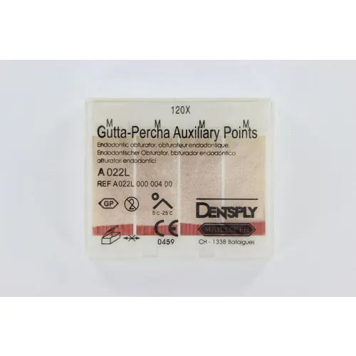 MAILLEFER GUTTA PERCHA HULPSTIFTEN (AUXILIARY POINTS) M 120st