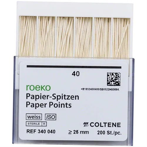 ROEKO PAPERPOINTS NR.40 WIT (200st)