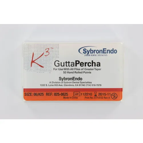 KERR ENDO K3 GUTTA PERCHA POINTS .06 NR.25 (50st)