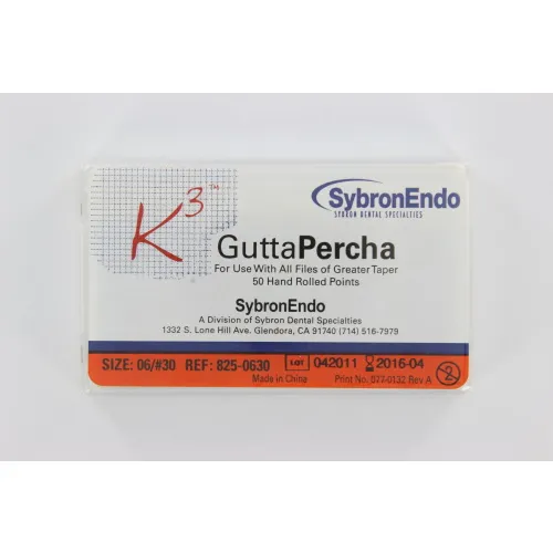 KERR ENDO K3 GUTTA PERCHA POINTS .06 NR.30 (50st)