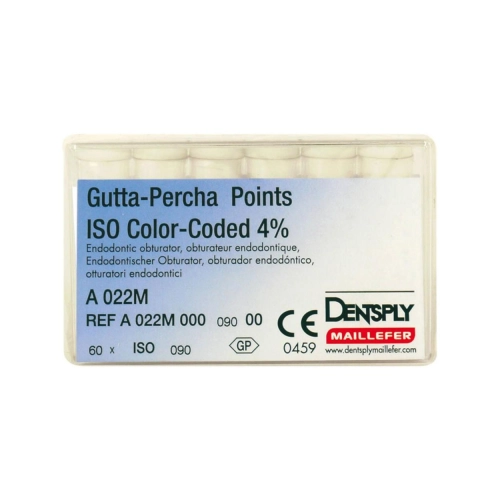 MAILLEFER GUTTA PERCHA POINTS .04 NR.90 WIT (120st)