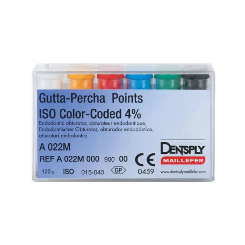 MAILLEFER GUTTA PERCHA POINTS .04 ASSORTED NR.15-40 (120st)