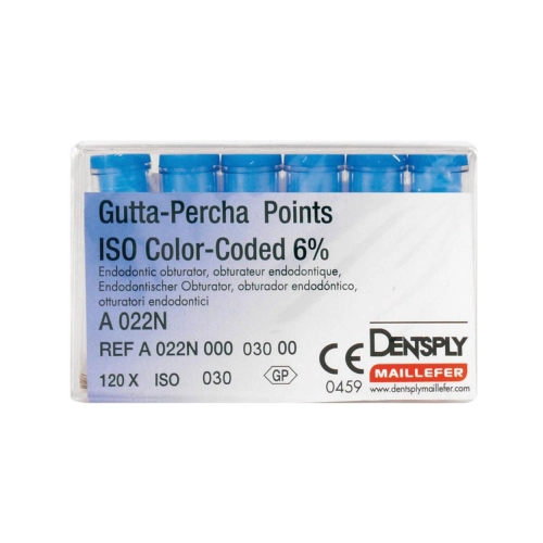MAILLEFER GUTTA PERCHA POINTS .06 NR.30 BLAUW (120st)