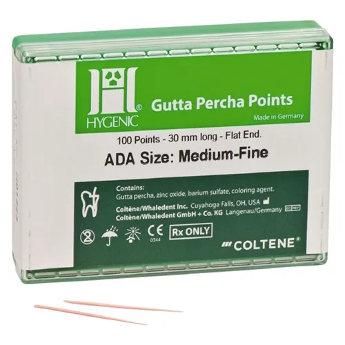 HYGENIC GUTTA PERCHA POINTS MEDIUM-FINE H01223 (100st)