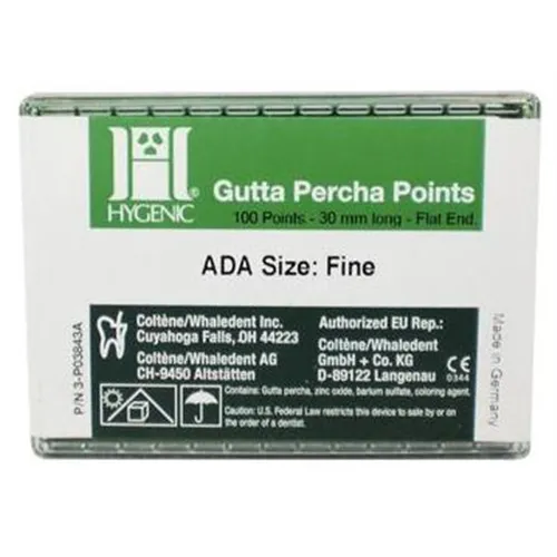 HYGENIC GUTTA PERCHA POINTS FINE H01224 (100st)
