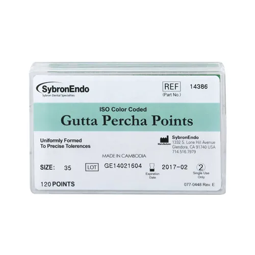 SYBRON-ENDO GUTTA PERCHA POINTS NR.35 (120st)