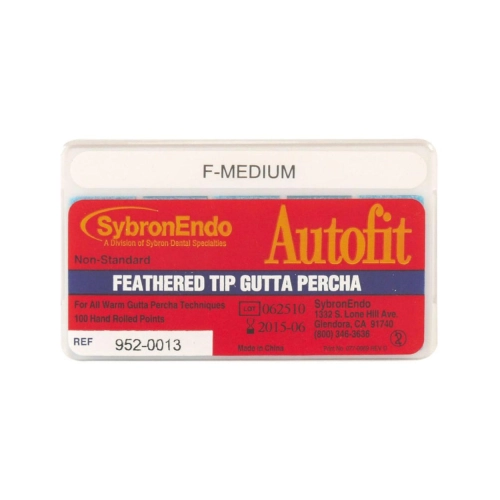 KERR ENDO ANALYTIC AUTOFIT FEATHERED GUTTA PERCHA POINTS FINE-MEDIUM (100st)