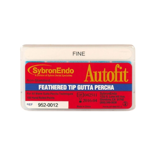 KERR ENDO ANALYTIC AUTOFIT FEATHERED GUTTA PERCHA POINTS FINE (100st)