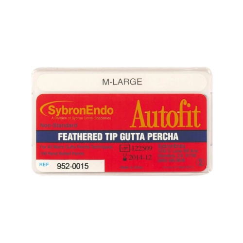KERR ENDO ANALYTIC AUTOFIT FEATHERED GUTTA PERCHA POINTS MEDIUM-LARGE (100st)
