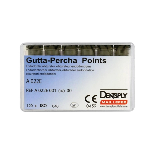 MAILLEFER GUTTA PERCHA POINTS NR.40 WIT (120st)