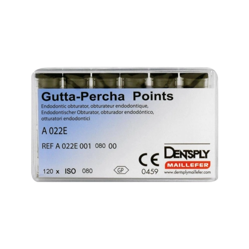 MAILLEFER GUTTA PERCHA POINTS NR.80 WIT (120st)