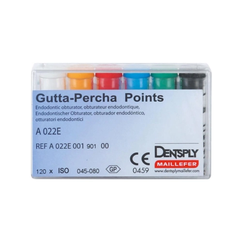 MAILLEFER GUTTA PERCHA POINTS ASSORTIMENT NR.45-80 WIT (120st)