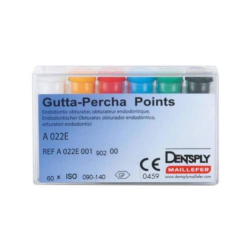 MAILLEFER GUTTA PERCHA POINTS ASSORTIMENT NR.90-140 WIT (120st)