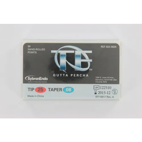 KERR ENDO TF GUTTA PERCHA POINTS .08 NR.25 (50st)