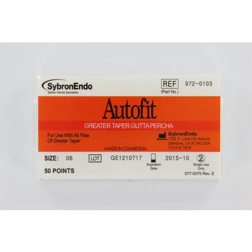 KERR ENDO ANALYTIC AUTOFIT GREATER TAPER GUTTA PERCHA POINTS .08 (50st)