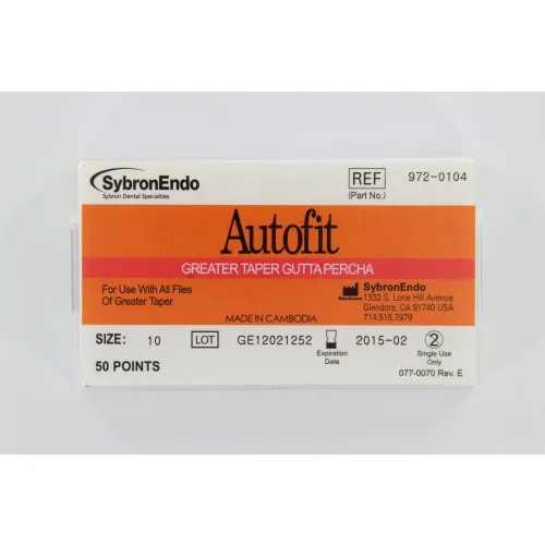 KERR ENDO ANALYTIC AUTOFIT GREATER TAPER GUTTA PERCHA POINTS .10 (50st)