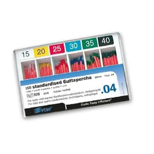 VDW GUTTA PERCHA POINTS .04 28mm NR.35 GROEN (60st)