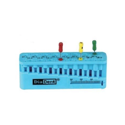 DIADENT MINI ENDO BLOC PLASTIC BLAUW