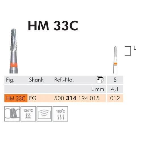 MEISINGER FG KRONENBOOR 33C012 (5st)