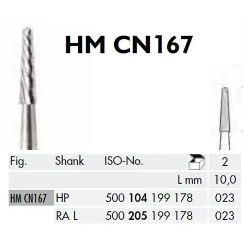 MEISINGER RA CARBIDE CN167/023 (2st)